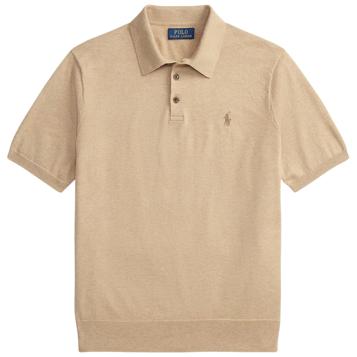 Polo Ralph Lauren Short Sleeve Knitted Polo - Brown