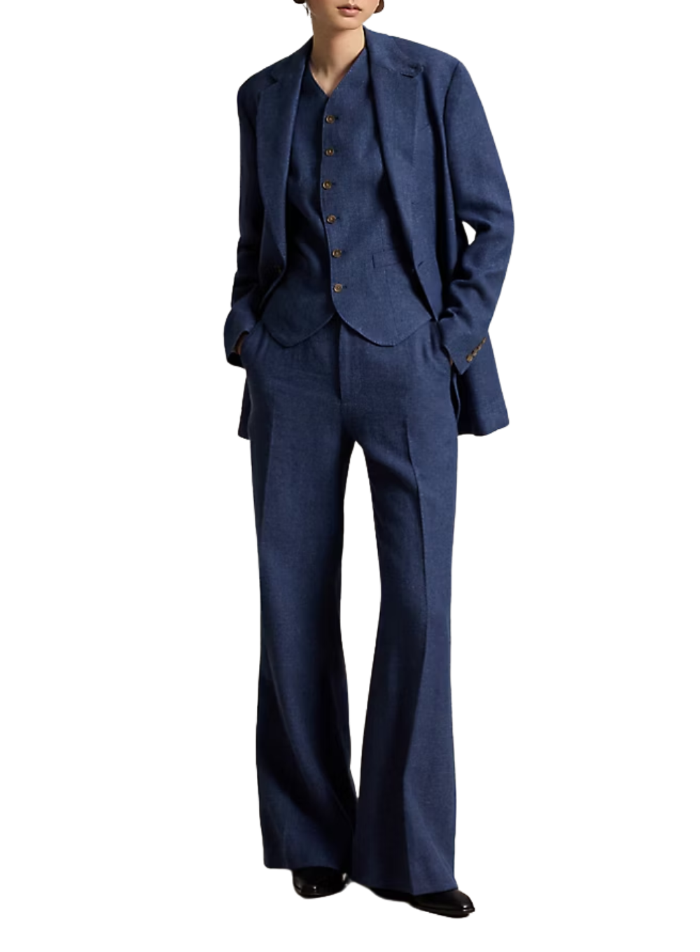 RALPH LAUREN WOVEN FLARE PANTS