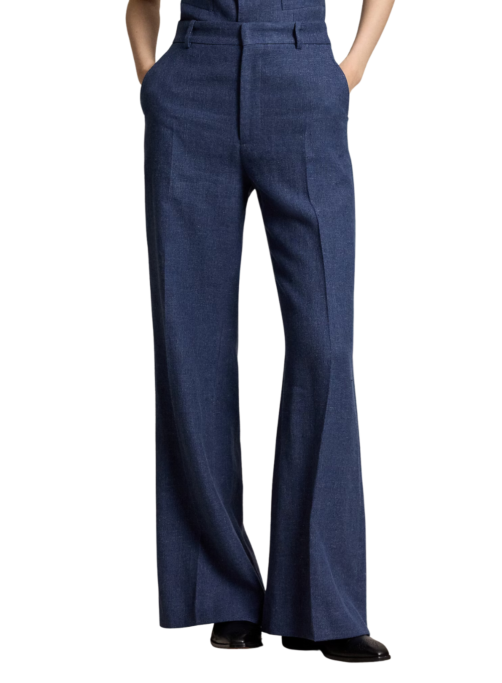 RALPH LAUREN WOVEN FLARE PANTS