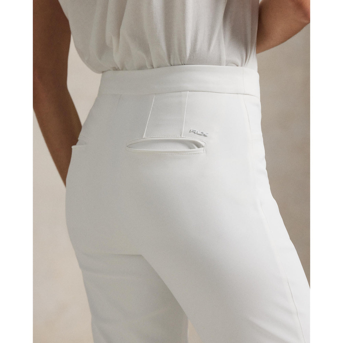 RLX Ralph Lauren Women's Eagle Stretch Twill Golf Pants - Ceramic White