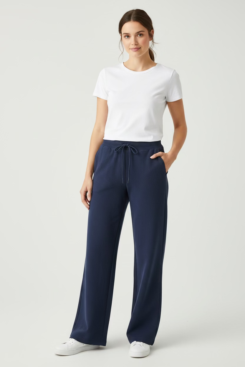 RLX Ralph Lauren Womens Fleece Sweatpants - Navy