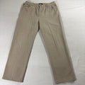 Lauren Jeans Co Ralph Lauren Khaki Straight Leg Pants 16 Fits Like 33x29