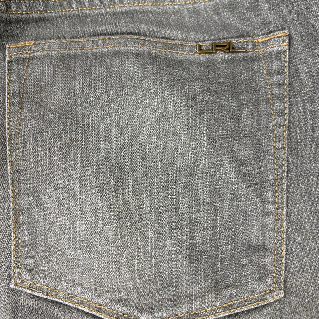 Ralph Lauren Womens Jeans 12 Green Straight Leg Stretch Denim Vintage Y2K