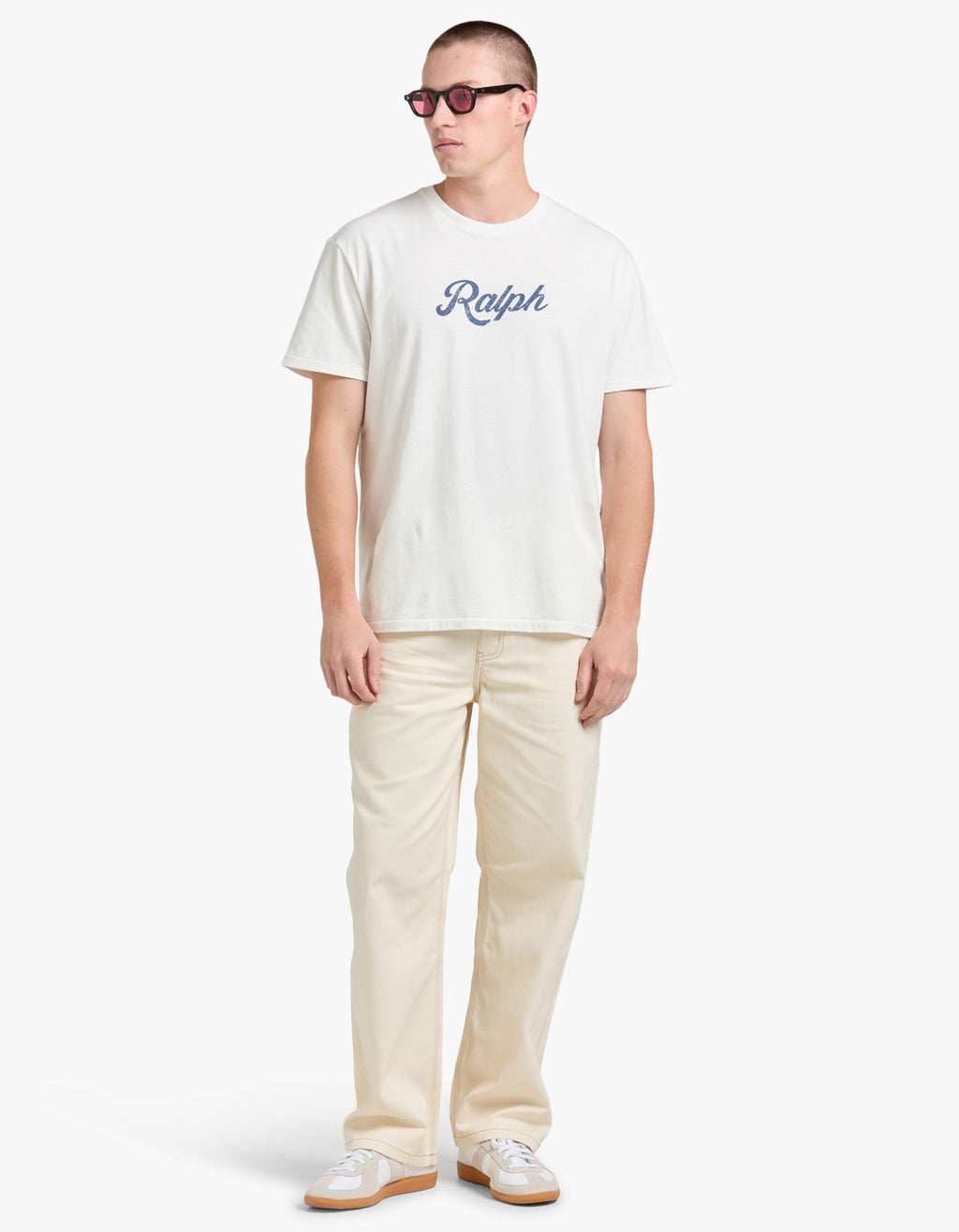 Classic Fit Uneven Jersey T Shirt - Nevis