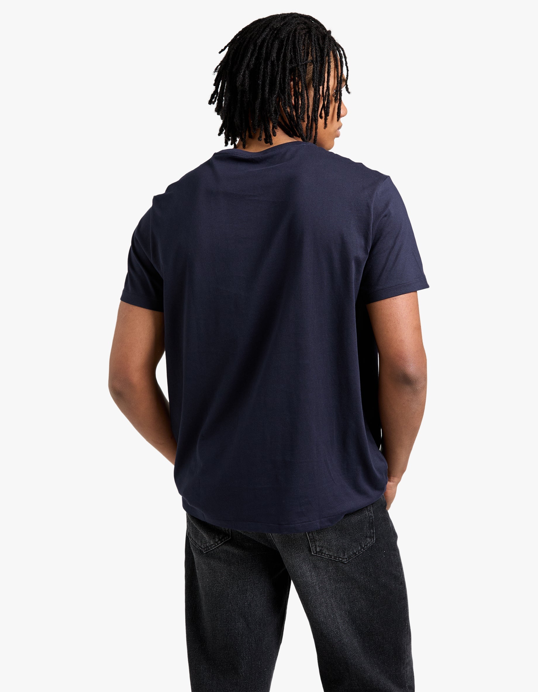Custom Slim Fit Crew Neck T Shirt - Ink