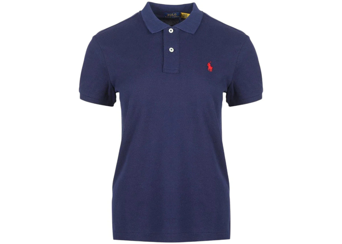Polo Ralph Lauren Basic Mesh Fit Classic Short-Sleeve Knit Polo Navy/Red Pp