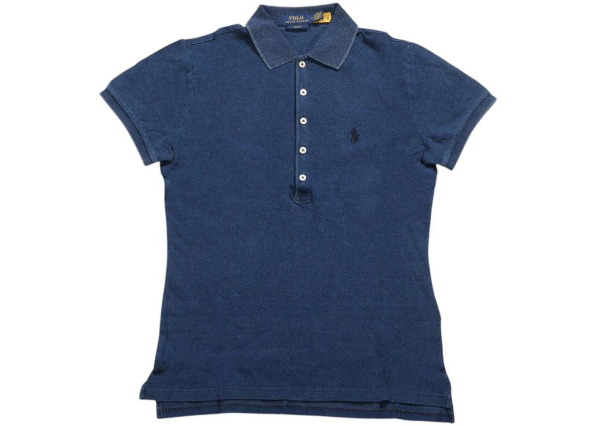 Polo Ralph Lauren Julie Slim SS Polo Shirt Indigo Blu