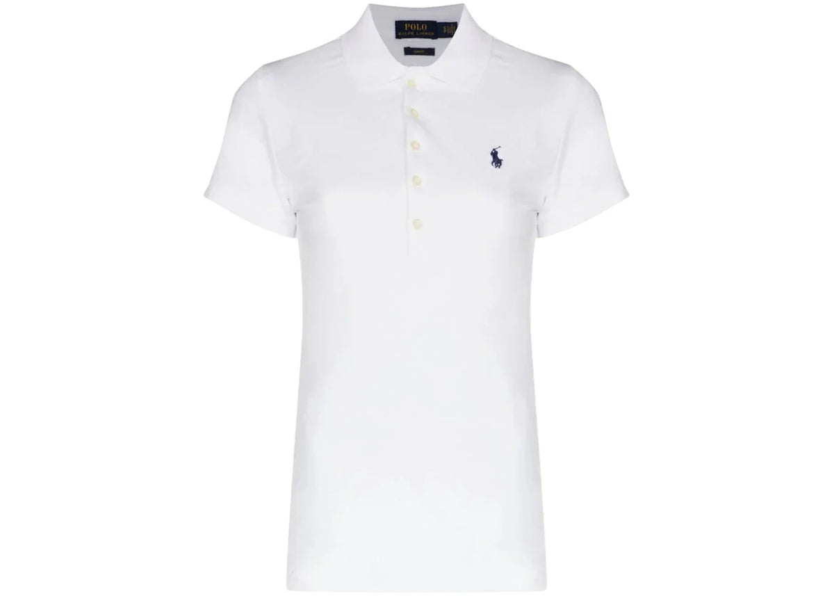 Polo Ralph Lauren Julie Slim SS Polo Shirt White