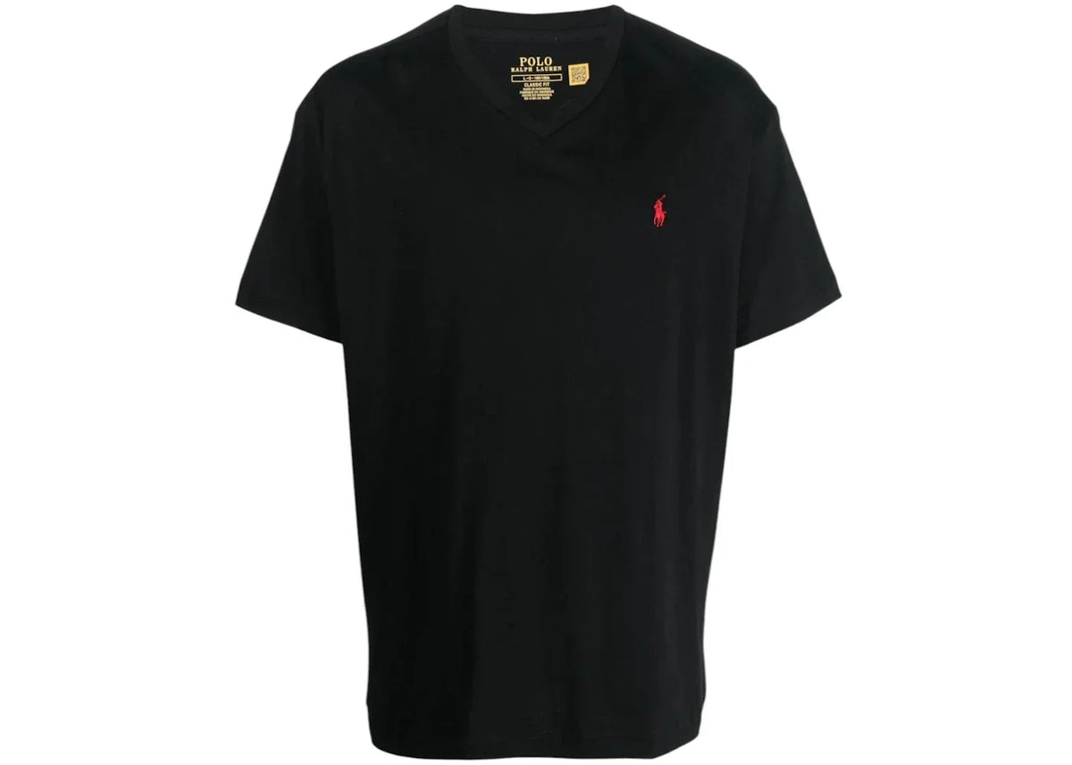 Polo Ralph Lauren Short Sleeve V-Neck Classic Fit T-shirt Rlblack