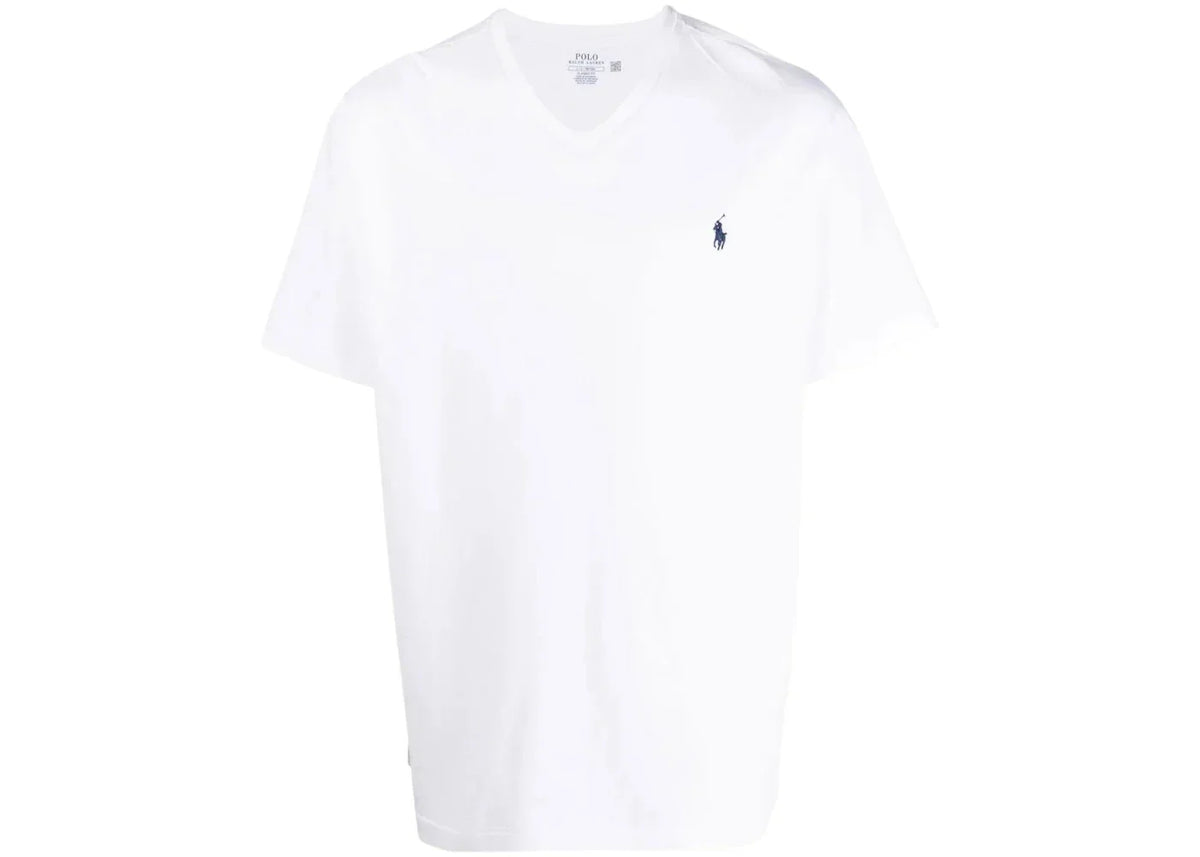 Polo Ralph Lauren Short Sleeve V-Neck Classic Fit T-shirt T-White