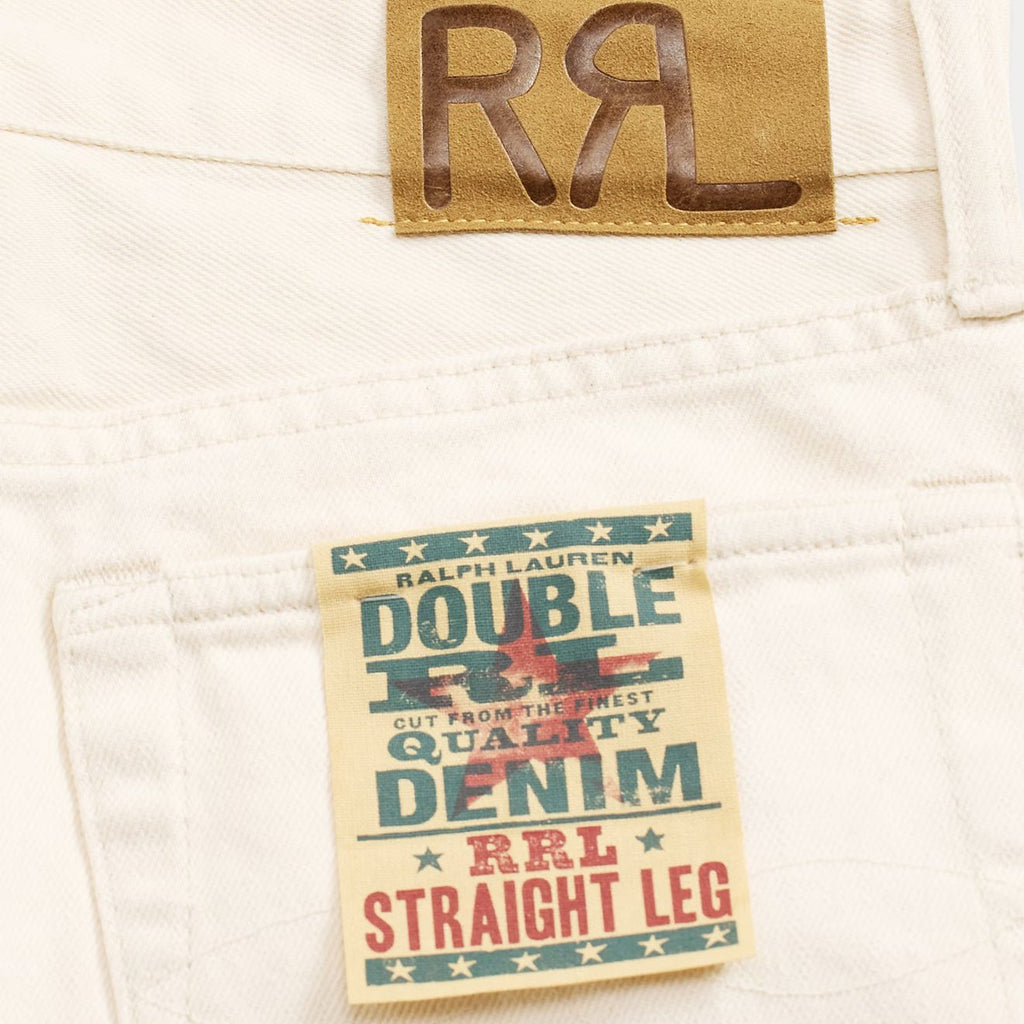RRL By Ralph Lauren Womens Straight Leg Full Length Straight Seeded Natural