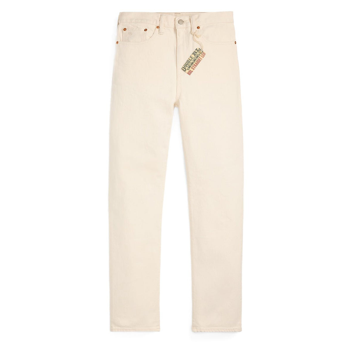 RRL By Ralph Lauren Womens Straight Leg Full Length Straight Seeded Natural