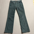 Polo Jeans Co Ralph Lauren Corduroy Pants Womens 4 Green Bootcut Stretch