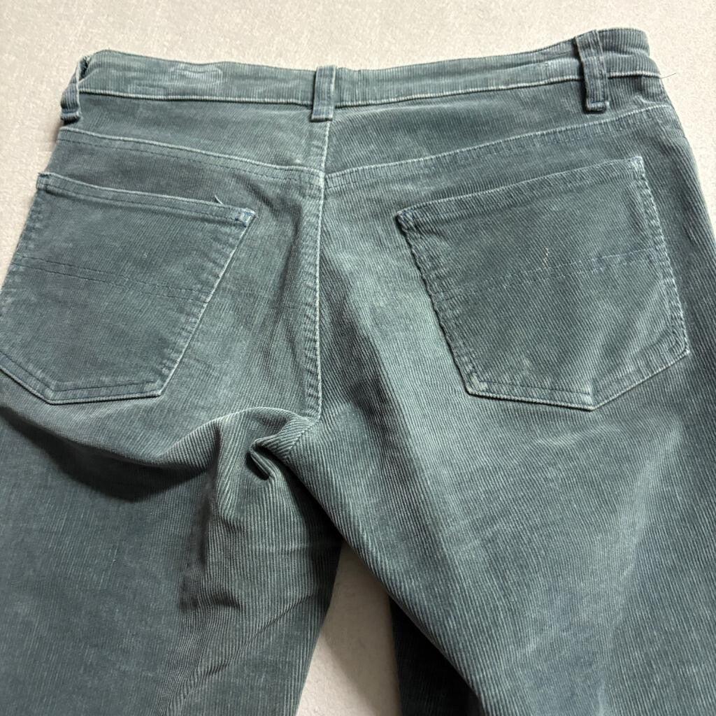 Polo Jeans Co Ralph Lauren Corduroy Pants Womens 4 Green Bootcut Stretch