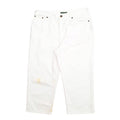 Womens Ralph Lauren White Chino Cotton  Trousers UK14