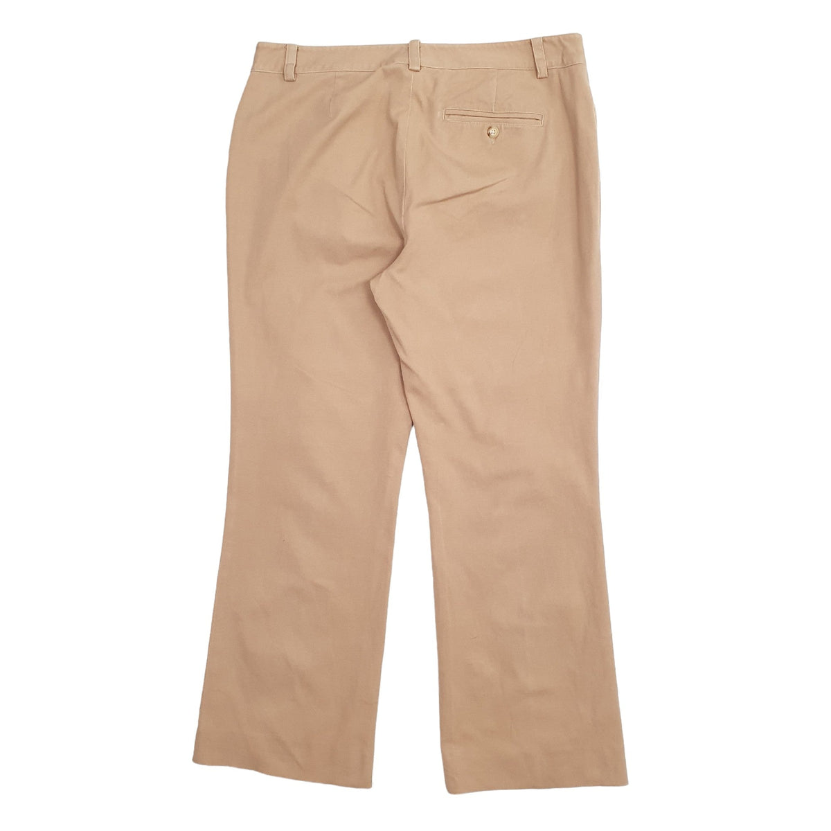 Womens Ralph Lauren Tan Chino Cotton Blend  Trousers UK14