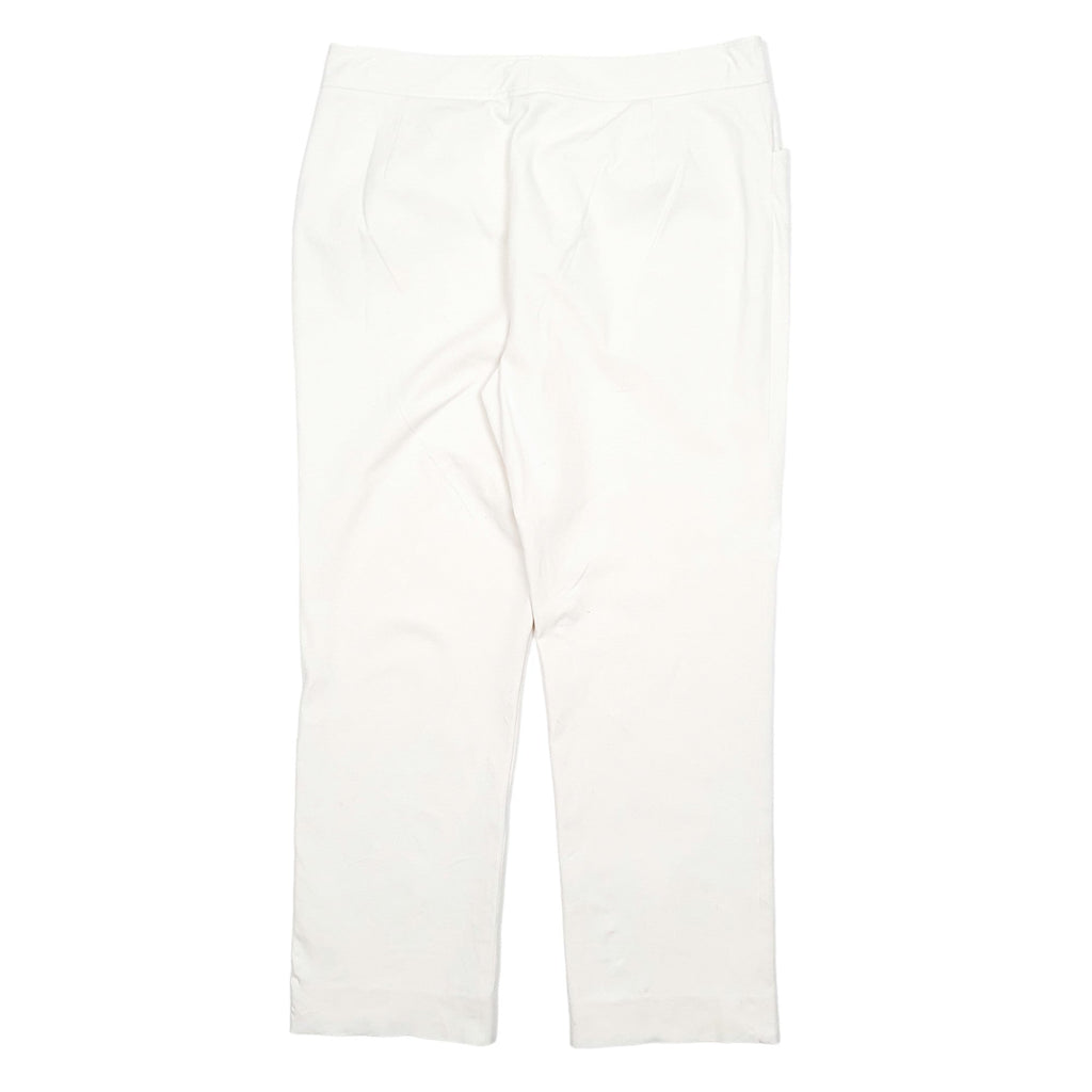 Womens Ralph Lauren Stretch Fit Cream Chino Cotton Blend  Trousers UK14
