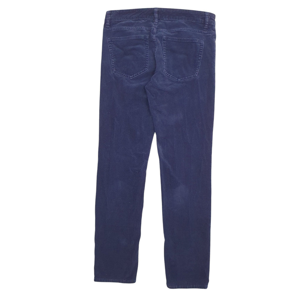Womens Ralph Lauren Navy Corduroy Cotton  Trousers Womens UK6