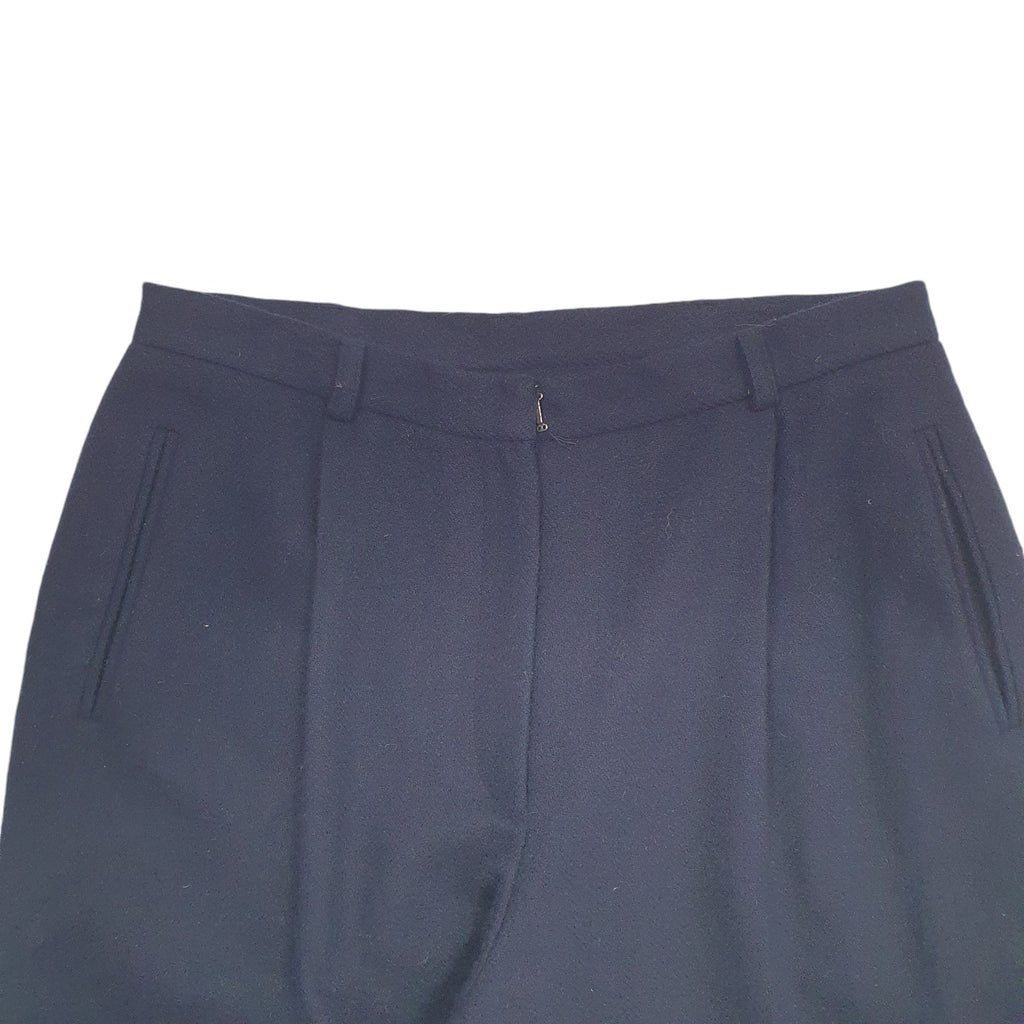 Womens Ralph Lauren Navy Chino Wool  Trousers UK12