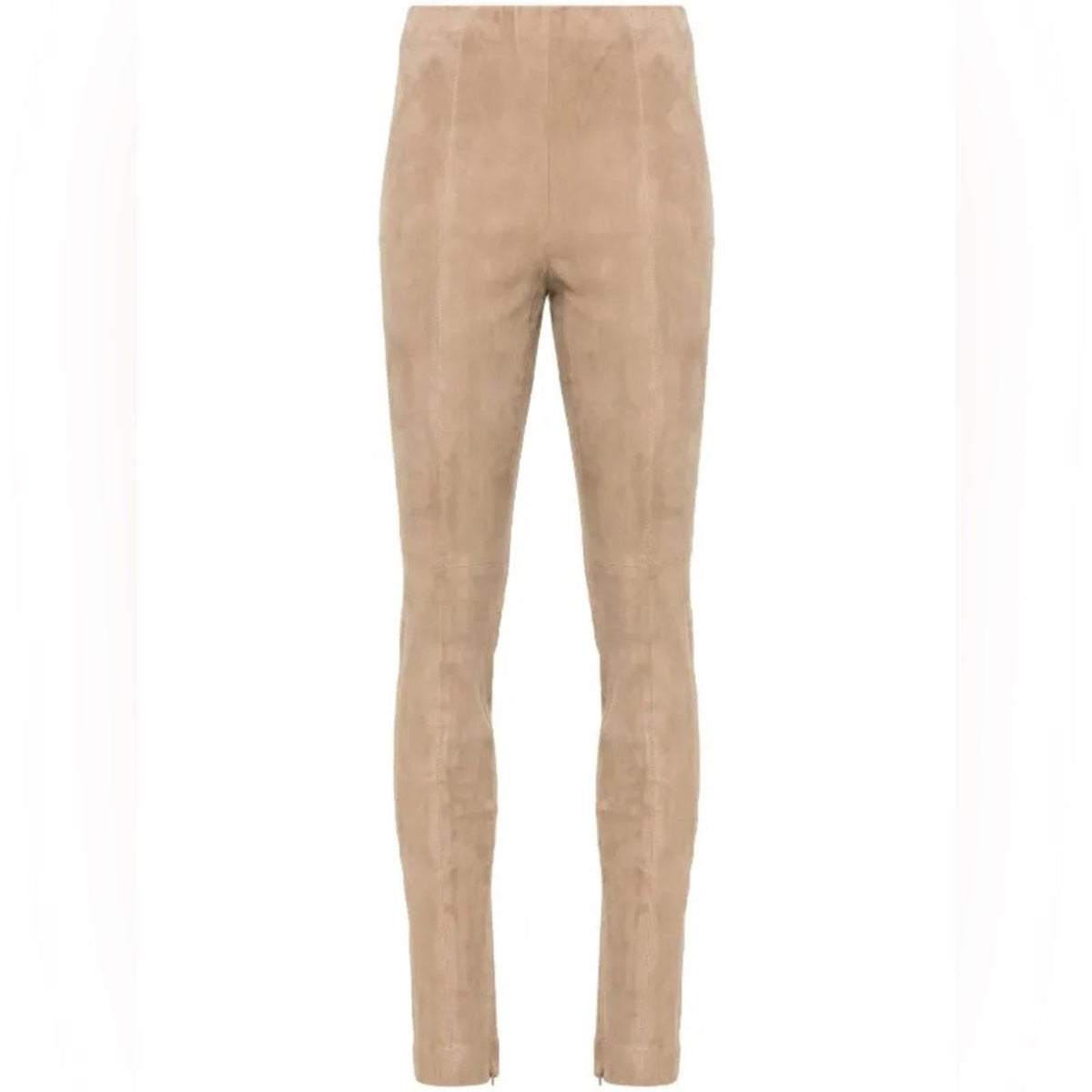 Polo Ralph Lauren Paneled Suede Leggings in Tan, Size S, NWT Retail $998