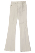 Women's Ralph Lauren Wide Leg Pants in White Cotton