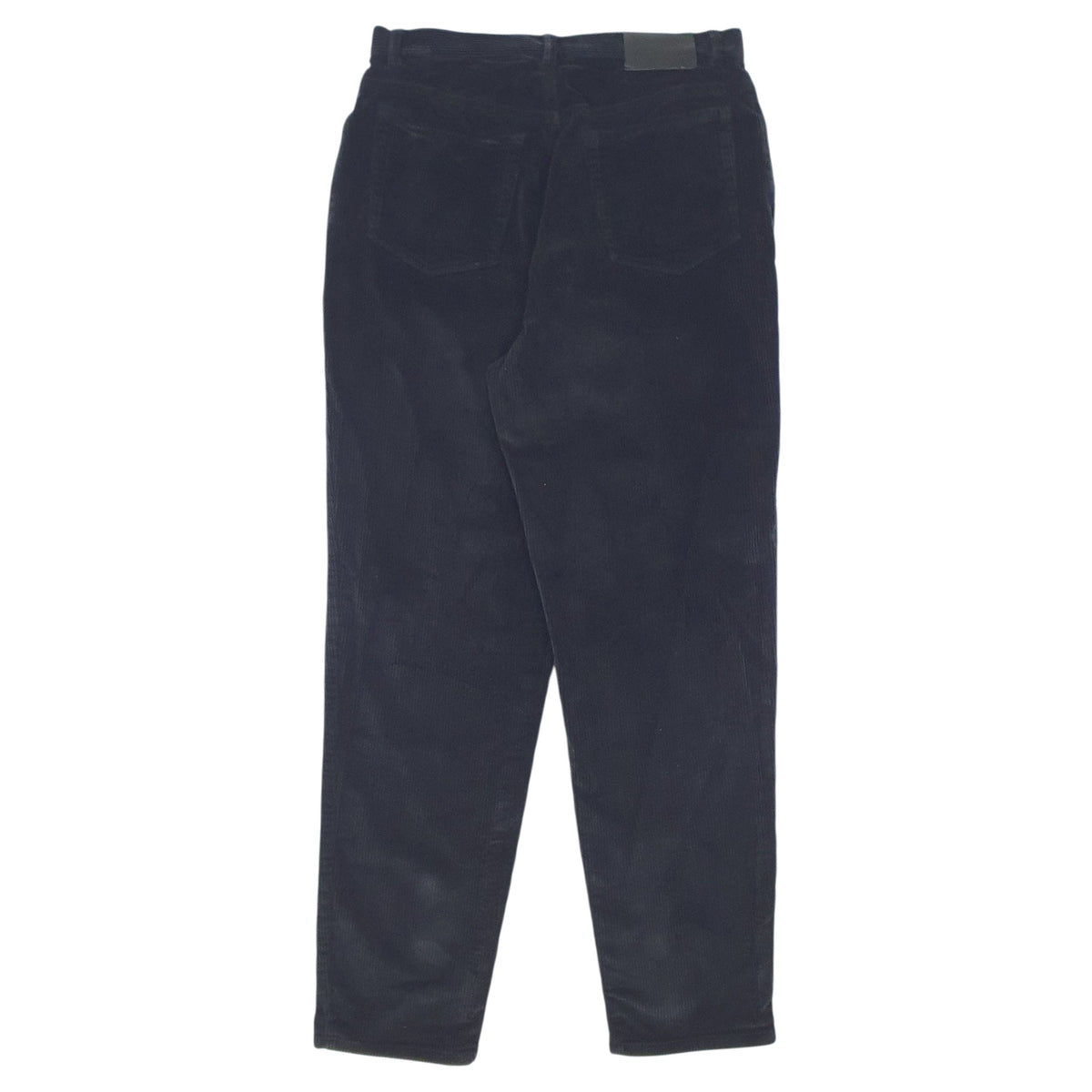 RALPH LAUREN Corduroy Trousers Cord Jeans Black Womens UK10
