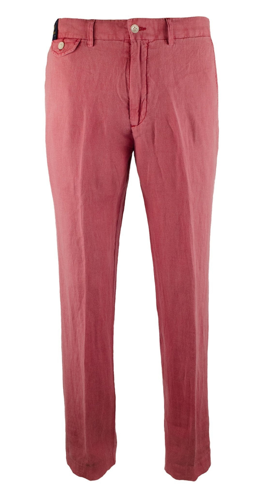 Polo Ralph Lauren Men's Straight Fit Flat Front Linen Pants