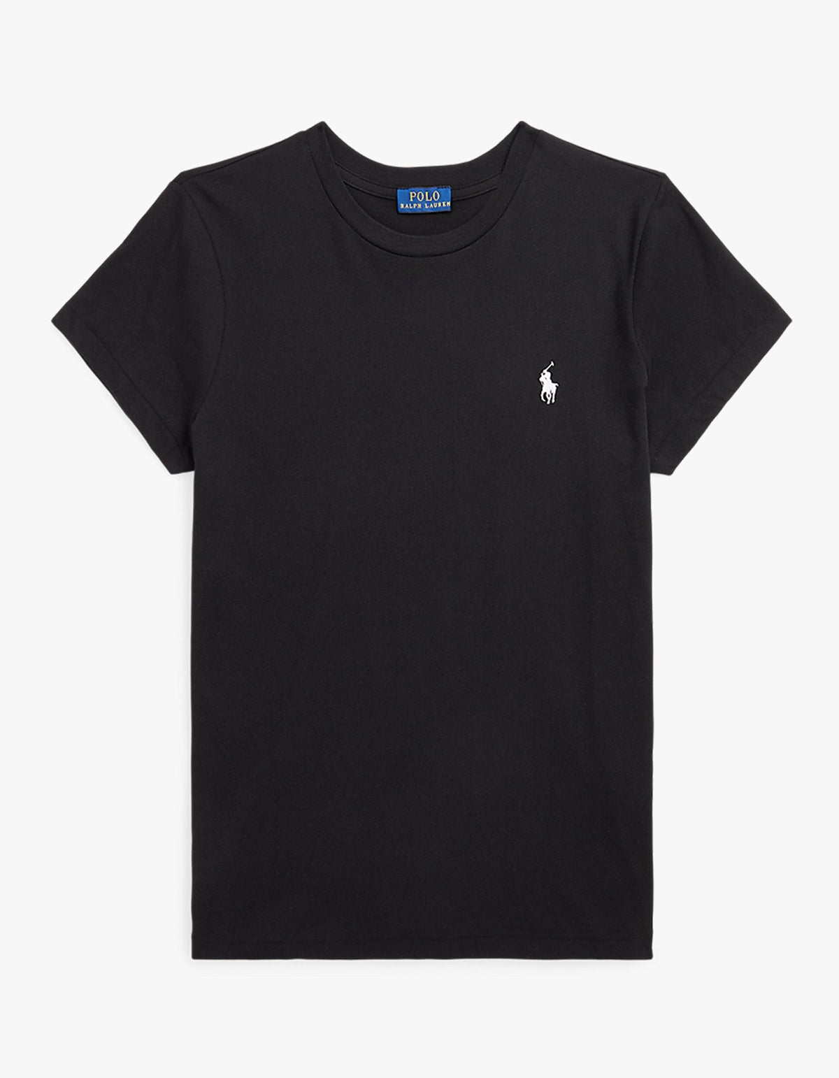 Crewneck Short Sleeve T Shirt - Black